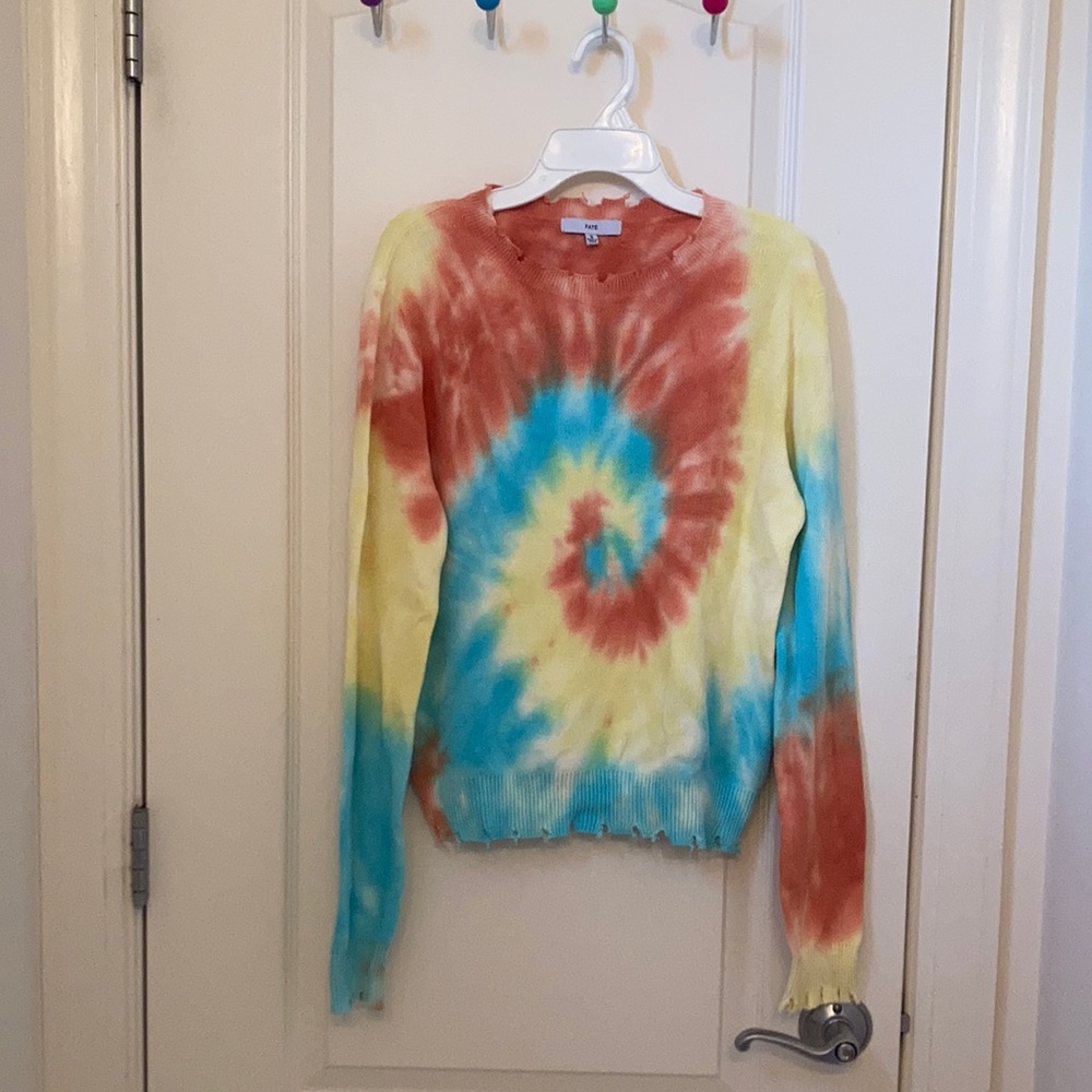 Tie-dye sweater